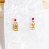 Xi 喜 Handmade Gold Earring (Nationwide Delivery)