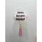 24" (Pastel Pink) Bubble Balloon (Klang Valley Delivery)