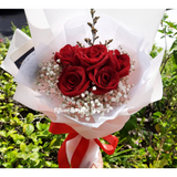 5 Fresh Roses Flower Bouquet | (Klang Valley Delivery)