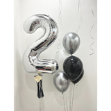 40" Numeric Chrome Series Balloon Set (Klang Valley Delivery)