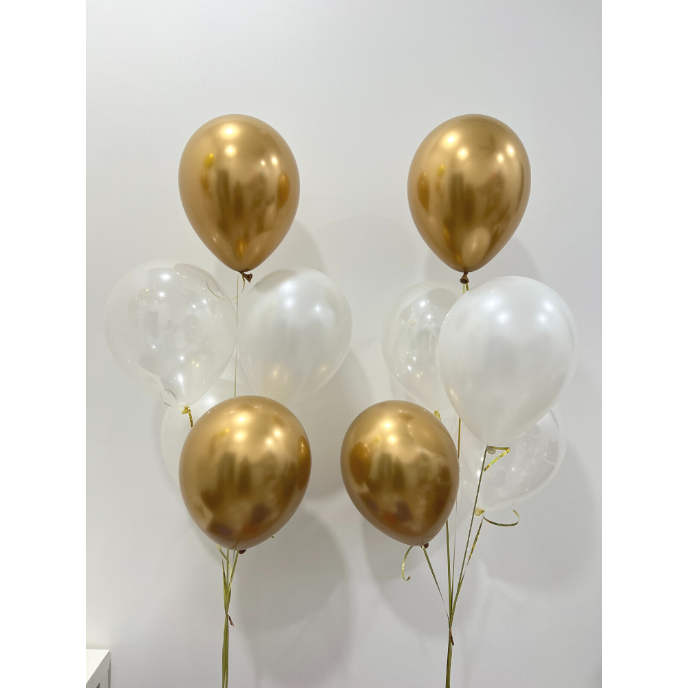 Helium best sale balloons gold