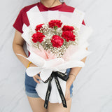 (Mother's Day 2022) Adora Red Carnation Bouquet (Klang Valley Delivery)