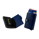 Personalised RFID Blocking Men Wallet Card Holder & Customised Name Acrylic Keychain Gift Set (Klang Valley Delivery)