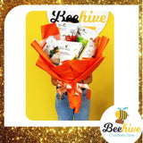 Beehive Chocolate Greenday Healthy Snacks Cheer Up Bouquet Gift Set | (West Malaysia Delivery Only)