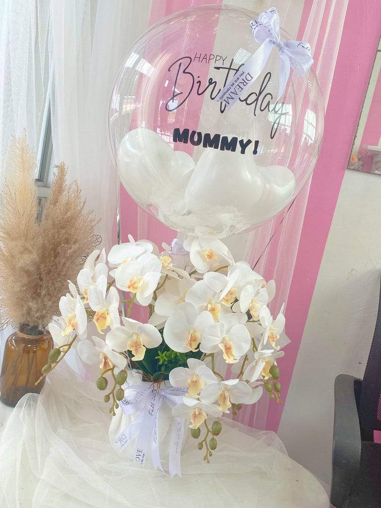 Orchid Artificial Flower Special Box (Penang Delivery Only) Giftr