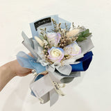 520 Aurora Rosey Artificial Soap Bouquet (Johor Bahru Delivery Only)