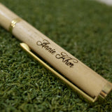 Personalised Wood Pen With Leather Pouch & Box (Nationwide Delivery)