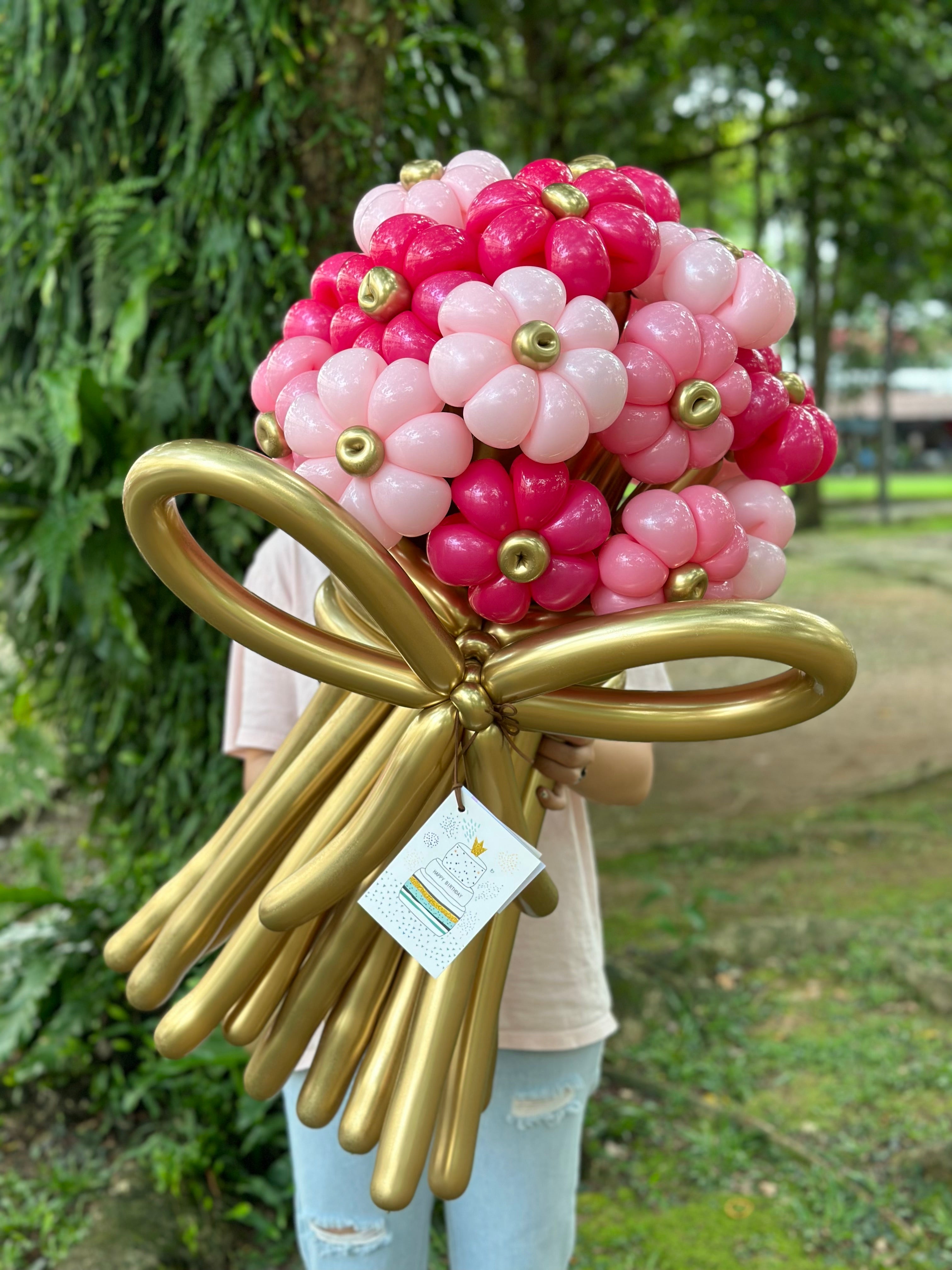 MUGUET flower embroidery balloon tops