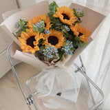 Sunflower With Oxypetalum Flower Bouquet (Klang Valley Delivery)