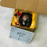 Personalized Solid Copper 304 Stainless Steel Mule Mug Cup 500ml Gift Box Set With LED Fairy Lights & Mini Flower Bouquet (Nationwide Delivery)