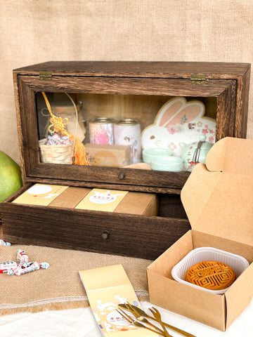 Reunion 中秋团圆 | Personalized Mid-Autumn Festival Cabinet With Mooncake (Mooncake Festival 2023) | (Nationwide Delivery)