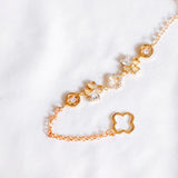 Lucky Glam Clover Handmade Bracelet (Nationwide Delivery)
