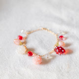 Strawberries Gold Charm Bracelet(Nationwide Delivery)