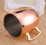 Personalized LED Thermos Flask Bottle & Solid Copper 304 Stainless Steel Mule Mug Cup 500ml Gift Box Set With LED Fairy Lights & Mini Dried Flower Bouquet (Klang Valley Delivery)