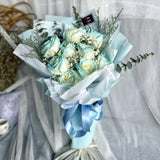 Blue Roses Flower Bouquet (Ipoh Delivery Only)