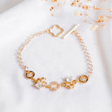 Lucky Glam Clover Handmade Bracelet (Nationwide Delivery)