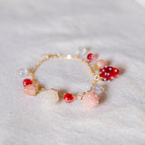 Strawberries Gold Charm Bracelet(Nationwide Delivery)