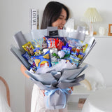 Aionnest Snack Bouquet M SIZE | Blue (Klang Valley Delivery)