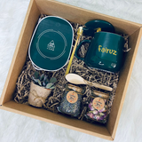 'Mother's Day 2024' Personalised Ceramic Coffee Mug With Constant Cup Warmer Heater Pad, Succulent Live Plant, Flower Teas Jars, Wooden Spoon Gift Set (Klang Valley Delivery)