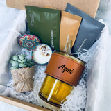 'Mother's Day 2024' Personalized Reusable Coffee Tea Glass Cup Mug With Straw, Succulent Pot Real Living Life Plant, Scented Candle Aromatherapy, Drip Coffee Packs Gift Box Set (Klang Valley Delivery)