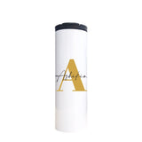 Personalised Thermal Flask with Hardcover Journal Gift Set - Classic Minimalist | West Malaysia Delivery Only