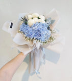 Azul Hortensia - Flower Bouquet (Johor Bahru Delivery only)