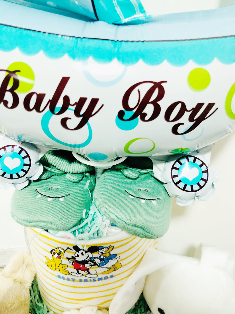 SET E Baby Boy Diaper Cake (Klang Valley Delivery) Giftr Malaysia's