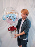 Hot Air Balloon Flower Box (15 Roses)(with LED)