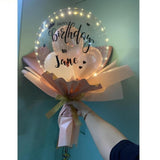Balloon Bouquet-18 inch Bobo with Light Beige (Klang Valley Delivery)