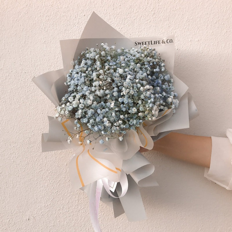 Unicorn Baby Breath Bouquet - Flower Delivery Penang