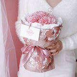 Round Carnation Mother's Day Soap Flower Bouquet (West Malaysia Delivery Only)