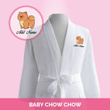 Personalised Premium Bathrobe: Baby Chow Chow (Nationwide Delivery)
