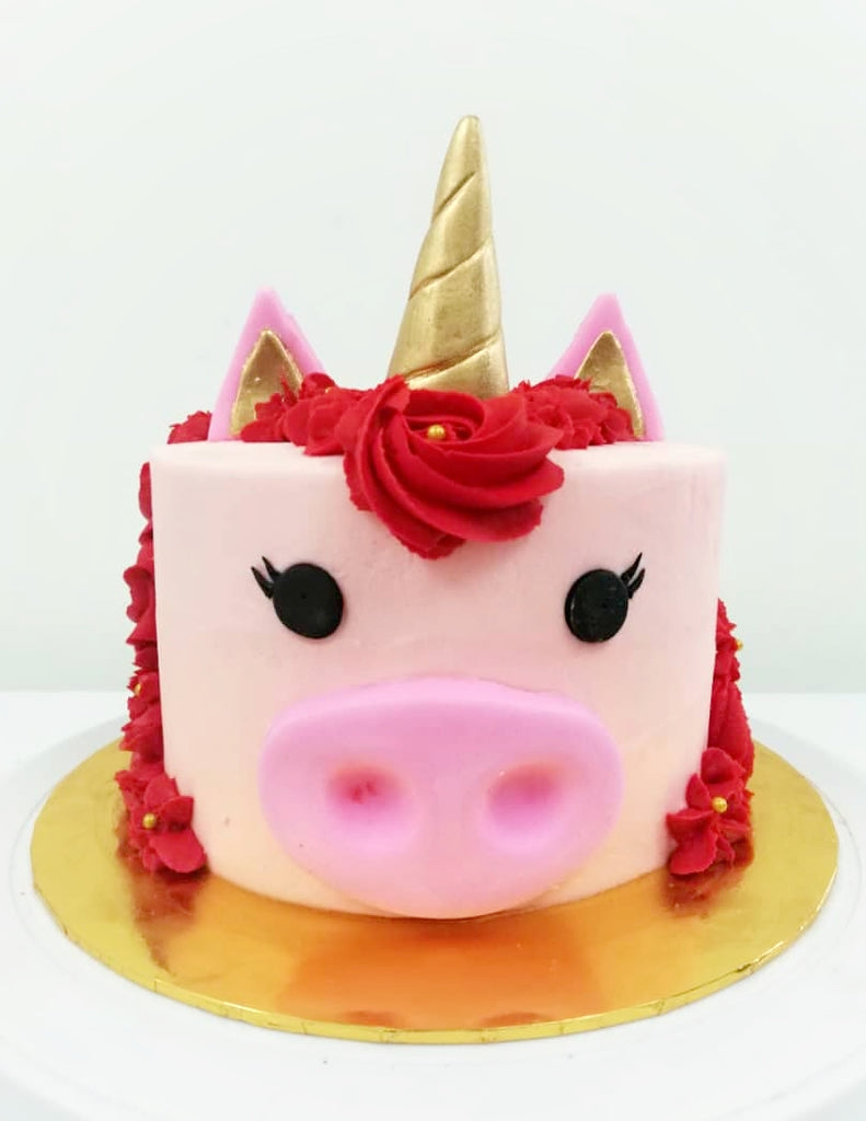 CNY 2019 Piggy Unicorn Cake