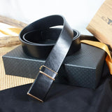 Plaque Buckle Men's Leather Belt Option 2 (Nationwide Delivery)