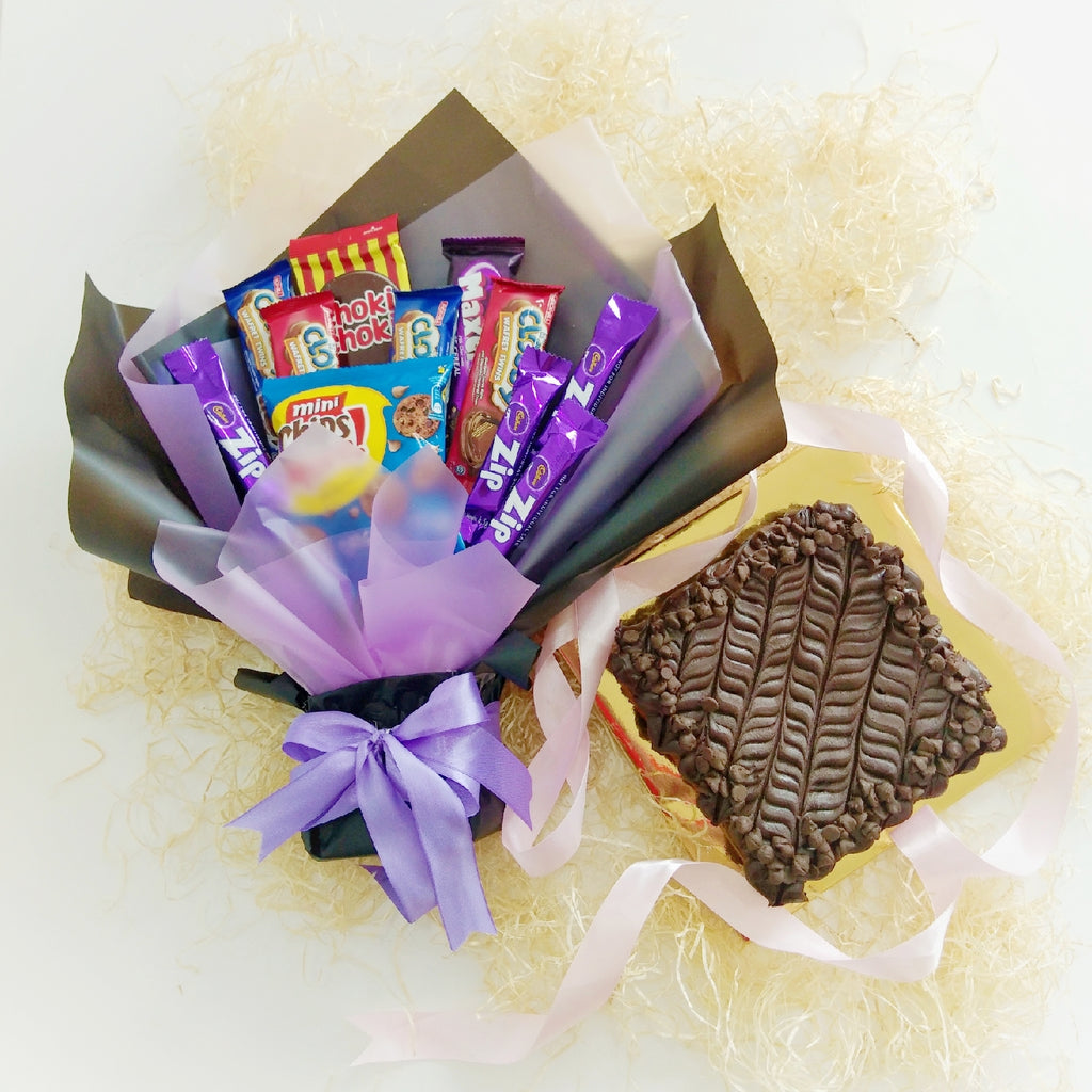 Best Wishes Brownie Set (Klang Valley Delivery Only)