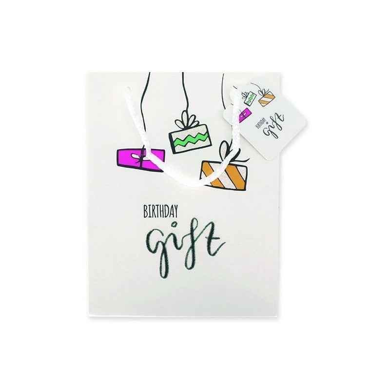 Birthday Gift Bag (Medium) - 4 Assorted Designs (Set of 2) | Nationwide Delivery