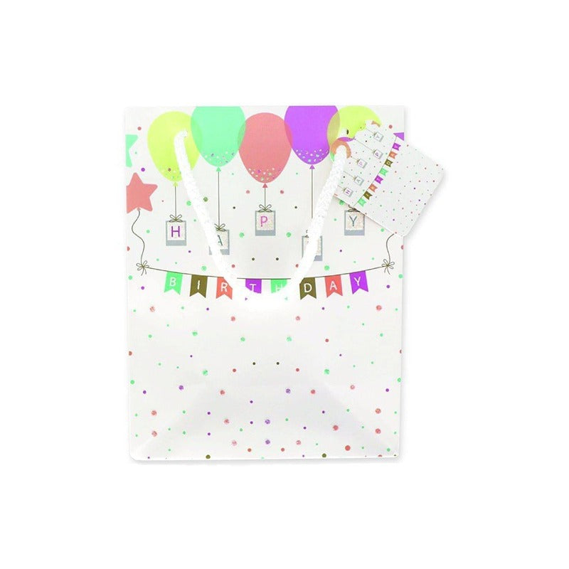 Birthday Gift Bag (Small) - 4 Assorted Designs (Set of 2) | Nationwide Delivery