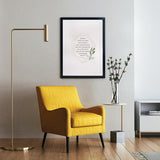 Black A3 Frame - Psalms 91:4 (Nationwide Delivery)
