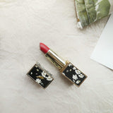 Premium Customised Lipstick - Black Flower