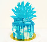 Blue Waves design Cake