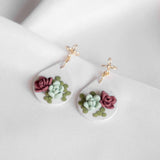 Succulent Handmade Polymer Clay Earring #2