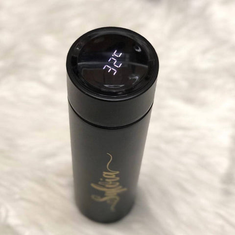 Personalised Stainless Steel Water Thermos Bottle With Smart Mug Temperature Display (Klang Valley Delivery)