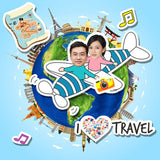 Plane Journey 3d Cute Photo Frame Customise Gift Idea (Nationwide Delivery)