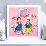 Snow White 3d Cute Photo Frame Customise Gift Idea (Nationwide Delivery)