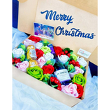 Soap Rose With Red Wine Gift Box (Klang Valley Delivery)
