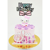 Kitty Cartoon Inspired Funfair Theme Cake