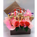 Chocolate Bouquet with Soap Flower