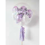 Will You Marry Me Bubble Helium Set A (Klang Valley Delivery)