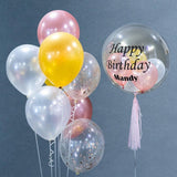 Classic Helium Bubble Balloon Bouquet