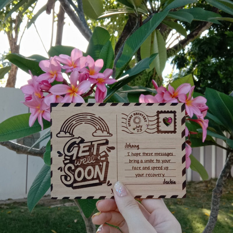Wooden Postcard (Nationwide Delivery) Giftr Malaysia's Leading